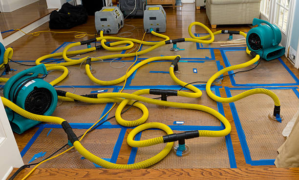 Professional Burst Pipe Water Damage technician working in Stokesdale, NC